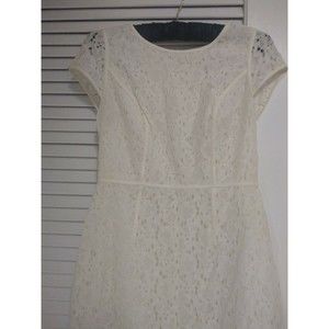 THE LIMITED Women's Cream Colored Lace Dress Size 0 ( 478)